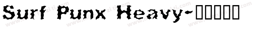 Surf Punx Heavy字体转换